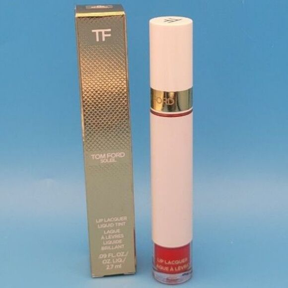 NIB Tom Ford Soleil Lip Lacquer Liquid Tint 06 La Vie En Rouge - Lip Gloss - New - Picture 1 of 9